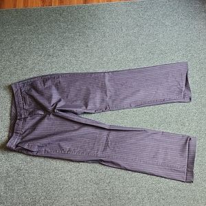 Women's Purple Pinstripe Pants
